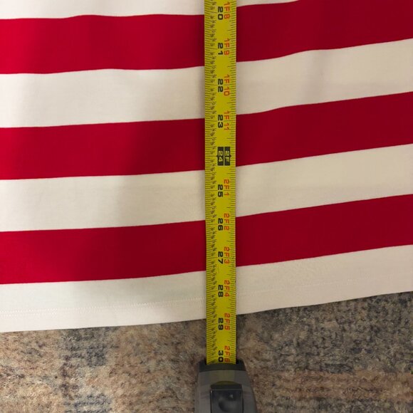 Talbots Women's Plus Red/White Nautical Stripe Sleeveless Shirt Top Tank 3X - Picture 9 of 9